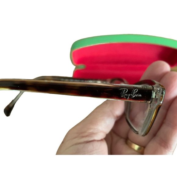 Ray-Ban RB1550 3602 Kids Eyeglasses Frames Tortoise Clear Rectangular 48-15-130 - Picture 5 of 8